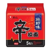京东极速版：NONGSHIM 农心 方便面 鲜虾味辛拉面120g＊5袋