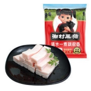 湘村黑猪 黑猪脊膘 500g