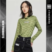 Meters bonwe 美特斯邦威 女子长袖T恤
