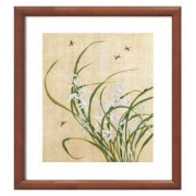 雅昌 余樨《花鸟册之7》 58×55cm 装饰画 绢本设纸