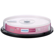 亲子会员：飞利浦（PHILIPS）DVD-R  空白光盘/刻录盘 16速 4.7G 桶装10片