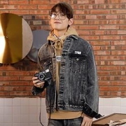 gxgjeans JHB121001H 男士 牛仔夹克