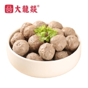 拍8件 PLUS会员：大龙燚 潮汕牛筋丸200g 四川火锅配菜撒尿牛丸 丸子火锅食材烧烤煮汤麻辣烫关东煮常备