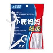 聚划算百亿补贴：FAWNMUM 小鹿妈妈 牙线家庭装 100支