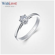 WithLove 18K金六爪结婚钻戒 WR10075R