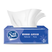 洁柔 太阳抽纸 4层*75抽 *10包 170mm*119mm
