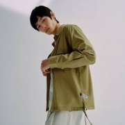 10点开始：GXG 男子系带长袖衬衫 10C103006A