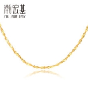 限地区：CHJ JEWELLERY 潮宏基 女士足金项链 XXG30000066 约2.65g