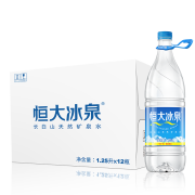EVERGRANDE SPRING 恒大冰泉 长白山天然矿泉水 1250ml*12瓶*2件
