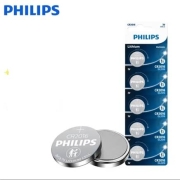 飞利浦（PHILIPS）CR2016纽扣电池5粒3V锂电池 cr2016＊2件