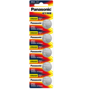 无汞环保！Panasonic 松下 CR2025 纽扣电池 3V 150mAh 5粒装