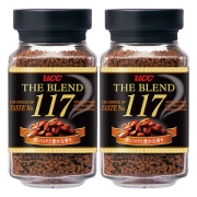 日本原装进口 UCC 悠诗诗 117冻干咖啡 90g*2瓶