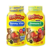 L'il Critters 丽贵 儿童多种维生素190粒+维生素C 190粒+鱼油DHA 60粒