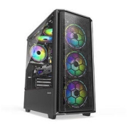 Huntkey 航嘉 GX580X ATX机箱 半侧透 黑色