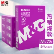 M&G 晨光 APYVSG36 紫晨光A4 70g 500张/包 5包1箱