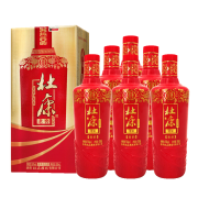 PLUS会员：b杜康老窖喜韵酒 优级纯粮酒 500ml*6瓶整箱装 50度浓香型白酒