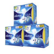whisper 护舒宝 Always欧美进口液体卫生巾日用组合30片(10片x3包)未来感极护