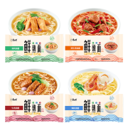 新鲜日期，非油炸面饼：17包 康师傅 鲜熟面 多口味组合装
