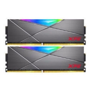 ADATA 威刚 XPG系列 龙耀 D50 DDR4 3200MHz RGB 台式机内存 钛灰 16GB 8GBx2