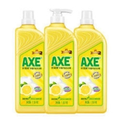 AXE 斧头 牌（AXE）柠檬护肤洗洁精套装1.18kg*3(1泵 2补)柠檬清香 维E呵护不伤手