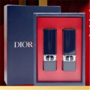 Dior 迪奥 烈艳蓝金迷你唇膏 999丝绒1.5g+100哑光1.5g+礼盒