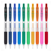 ZEBRA 斑马牌 JJS15-10CA 按动中性笔 混色 0.4mm 10支装