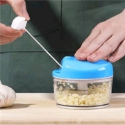 静闲居 迷你手动蒜泥器 蓝色