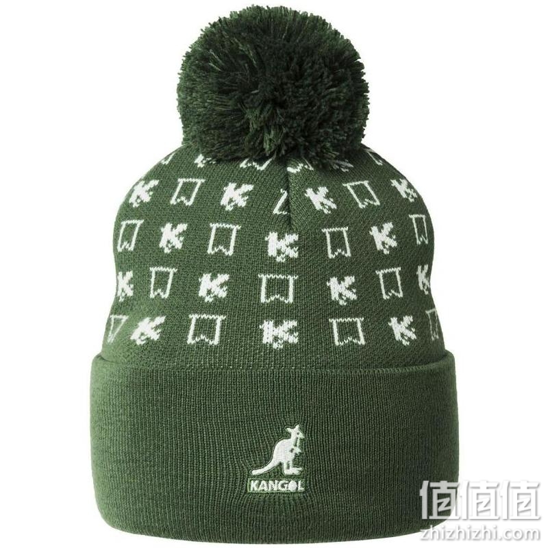 Kangol袋鼠帽子男女毛线帽包头冷帽提花针织保暖秋冬正品K3362ST