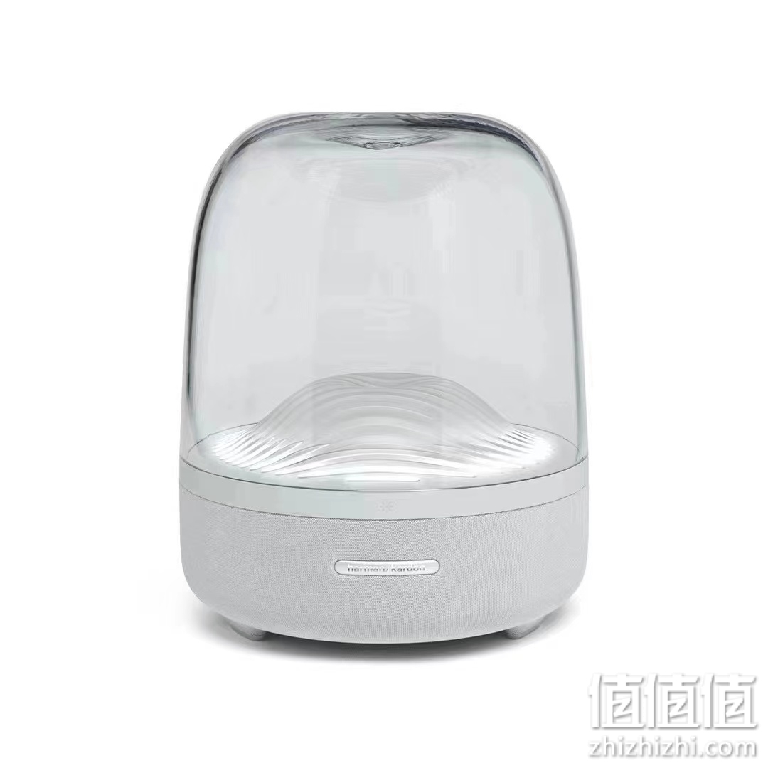 哈曼卡顿 (Harman Kardon) Aura Studio3 音乐琉璃3代三代 桌面蓝牙音箱 低音炮 电脑音响 白色星空版