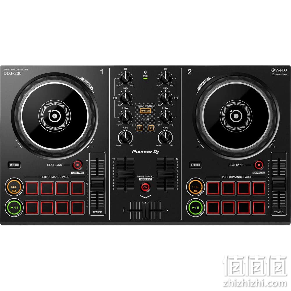 Pioneer DJ 智能 DJ 控制器 (DDJ-200)