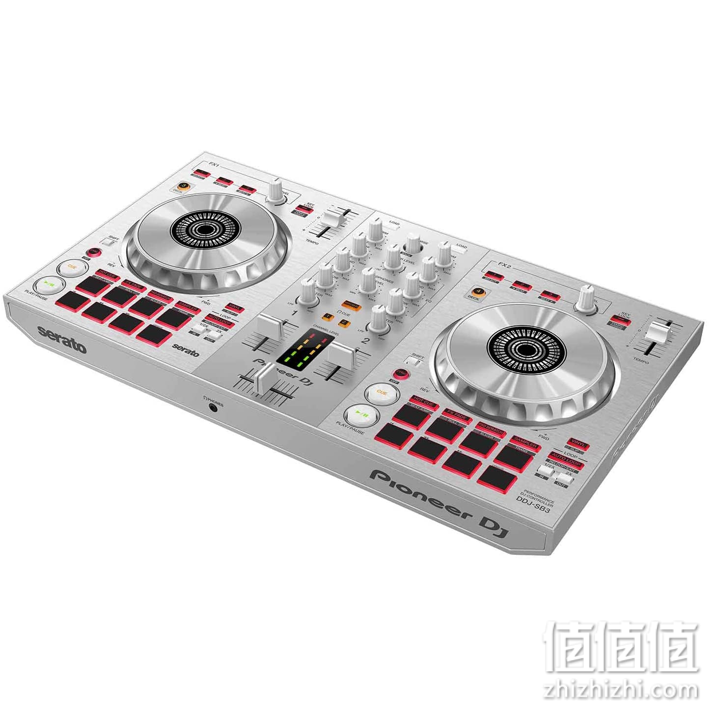 Pioneer DJ DJ 控制器 银色 (DDJ-SB3-S)