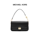 迈克·科尔斯（MICHAEL KORS）MK BRADSHAW系列女士皮革腋下包手提包单肩包黑色30S1G2BL1L BLACK