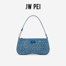 JW PEI法棍包女2021新款潮ins风时尚 eva牛仔设计法式单肩包20402 蓝色