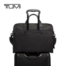 TUMI 途明Alpha 3系列商务多功能可扩展弹道尼龙男士公文包 02603114D3 黑色