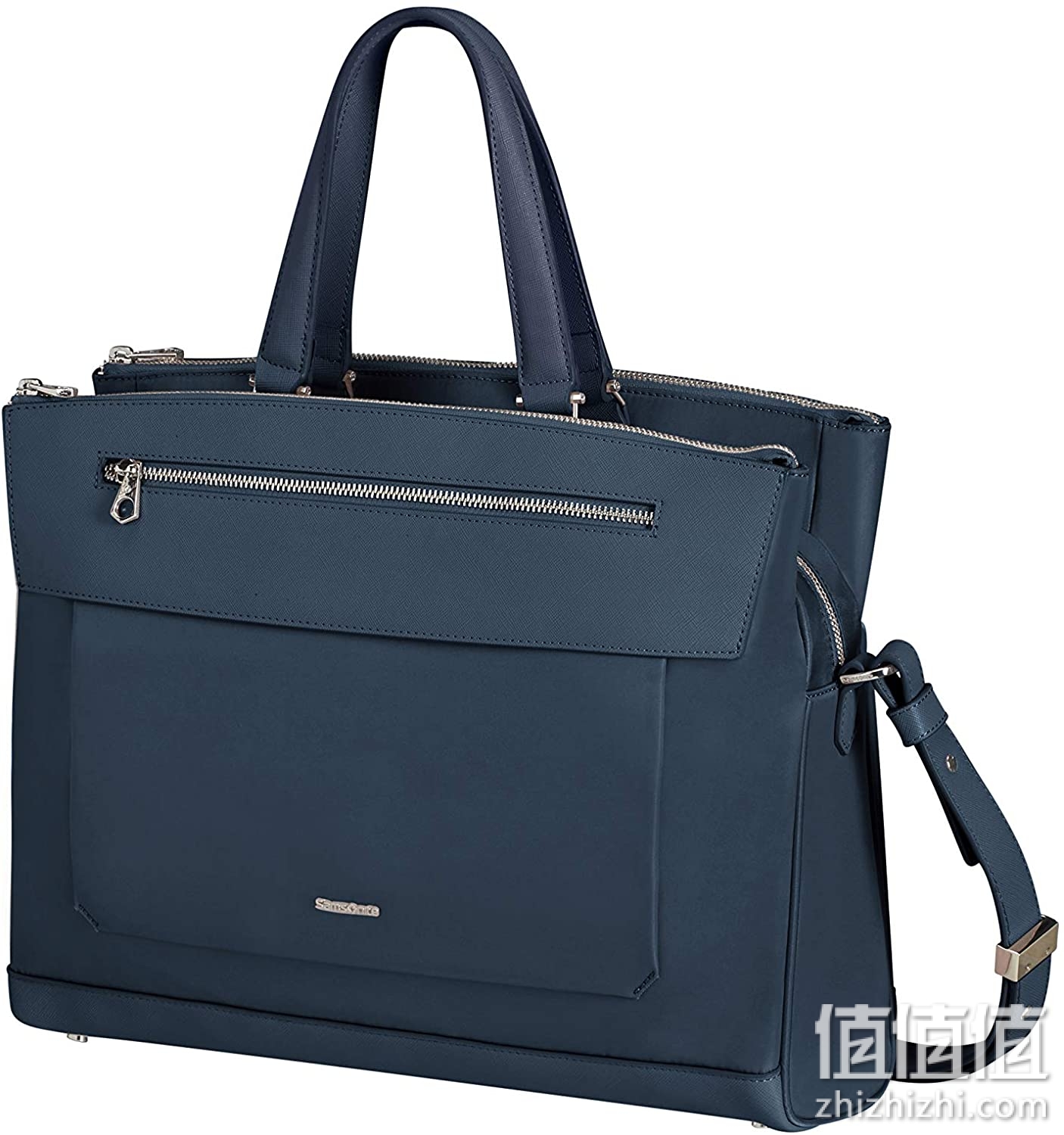 Samsonite 新秀丽 Zalia 2.0-14 英寸笔记本电脑包，39厘米，14升 蓝色（午夜蓝色） 39 cm