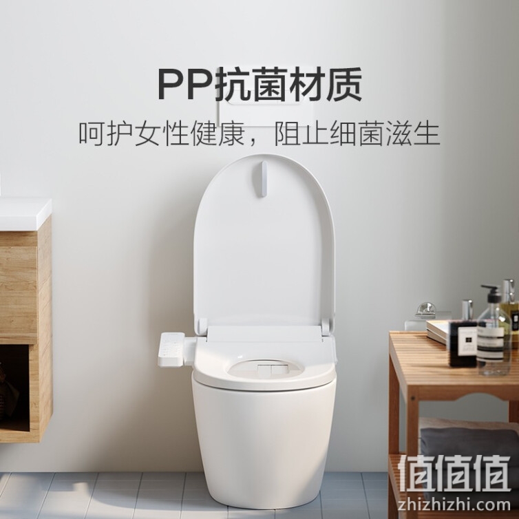 智米(smartmi) 智能马桶盖加热坐便器盖 清洗 洁身器 即热 抗菌 快速烘干气泡水 节能省电 包安装 智惠暖风
