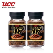 日本原装进口 UCC 悠诗诗 117冻干咖啡 90g*2瓶