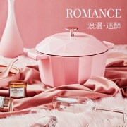 PLUS会员：Velosan 韦诺森 清新珐琅锅 2.8L