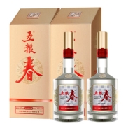 京喜APP：五粮液 52度 五粮春 第二代 浓香型白酒 500mL*2瓶