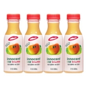 PLUS会员：innocent 天真 努力的苹果鲜榨NFC果汁 330ml*4瓶*6件