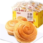 再降价、京东极速版:百草味 手撕面包 1000g/箱