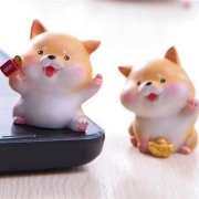 笑之画 可爱柴犬柯基摆件