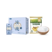 古松 烘焙原料 玉米淀粉400g+君乐宝 (JUNLEBAO) 浓纯 益生菌 原味酸奶200g*10盒