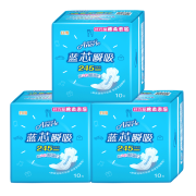 聚划算百亿补贴：安尔乐 卫生巾蓝芯瞬吸日用30片