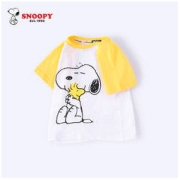 25日0点：SNOOPY 史努比 儿童圆领T恤