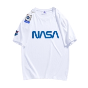 NASA 联名款宽松情侣短袖