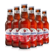 Hoegaarden 福佳 比利时风味果味 精酿啤酒 玫瑰红啤酒 248ml*6瓶