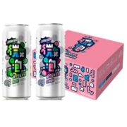 健力宝 微泡气泡水 白桃樱桃/莫吉托风味  330ML*24罐