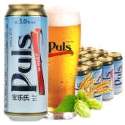 Puls 宝乐氏 自然浑浊型小麦啤酒 500ml*24听*2件