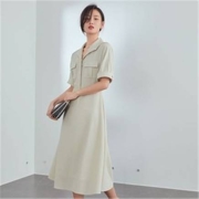 PLUS会员：FANSILANEN 范思蓝恩 女士工装风连衣裙 Z211197